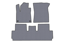 Citroen C-4 Picasso 2013-2022 гг. Резиновые коврики Carsuit (для Grand, 2 ряда, серые) фото 1