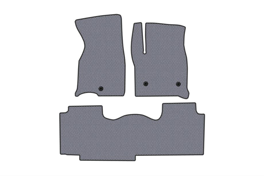 Chevrolet Tahoe 2020- гг. Резиновые Коврики Carsuit (2 Ряда, Серые) Image