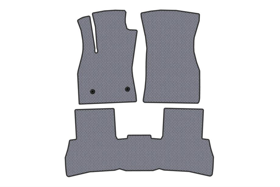 Fiat Doblo II 2010-2022 гг. Резиновые коврики Carsuit V2 (2010-2015, Серый) Image