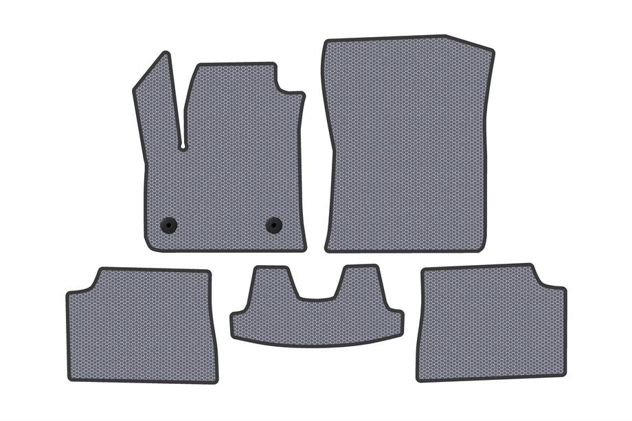 Fiat 600/600e 2023– гг. Резиновые Коврики Carsuit (Электро, Серый) Image