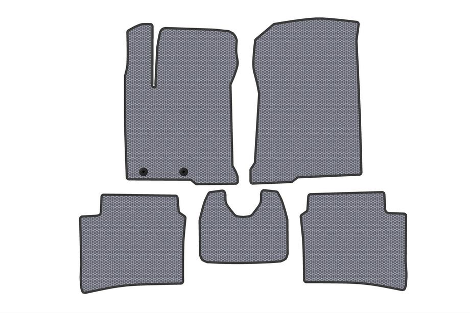 Hyundai Bayon 2021- гг. Резиновые Коврики Carsuit (Серый) Image