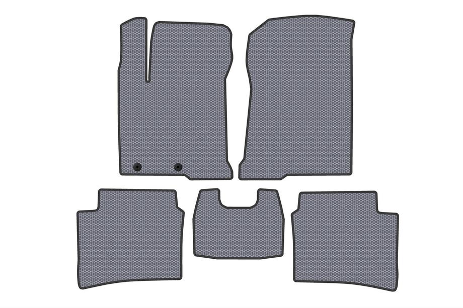 Hyundai I-20 2020- гг. Резиновые Коврики Carsuit (Серый) Image