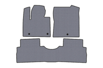 Hyundai Santa Fe 4 2018-2023 гг. Резиновые Коврики Carsuit (2 Ряда, Серые) фото 1