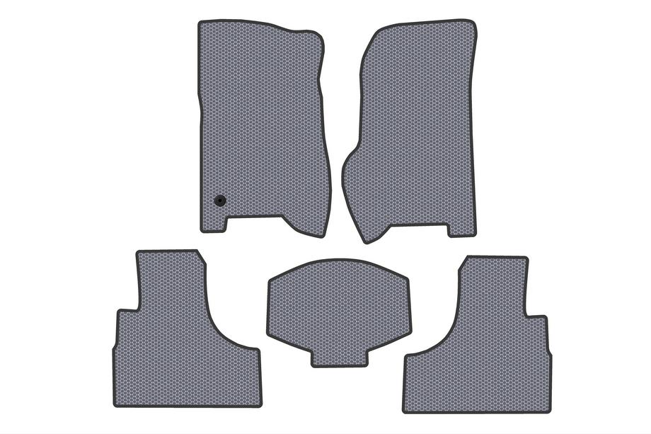 Jeep Cherokee/Liberty 2002-2007 гг. Резиновые Коврики Carsuit (Серый) Фото 1