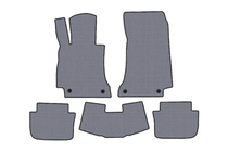 Mercedes E-сlass W214 2023- гг. Резиновые коврики Carsuit (Cabrio, серый) фото 1