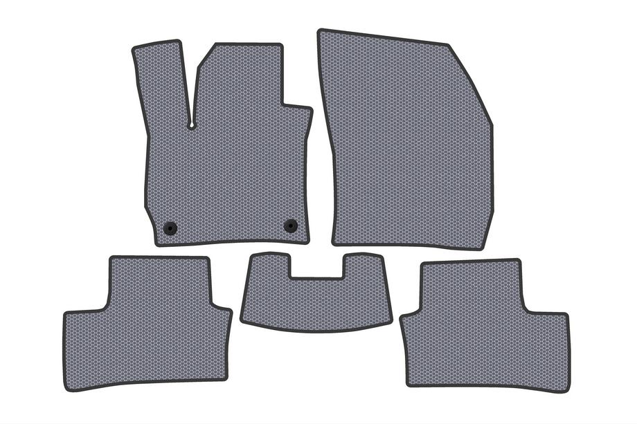 Opel Astra L 2022- гг. Резиновые Коврики Carsuit (Электро, Серый) Image