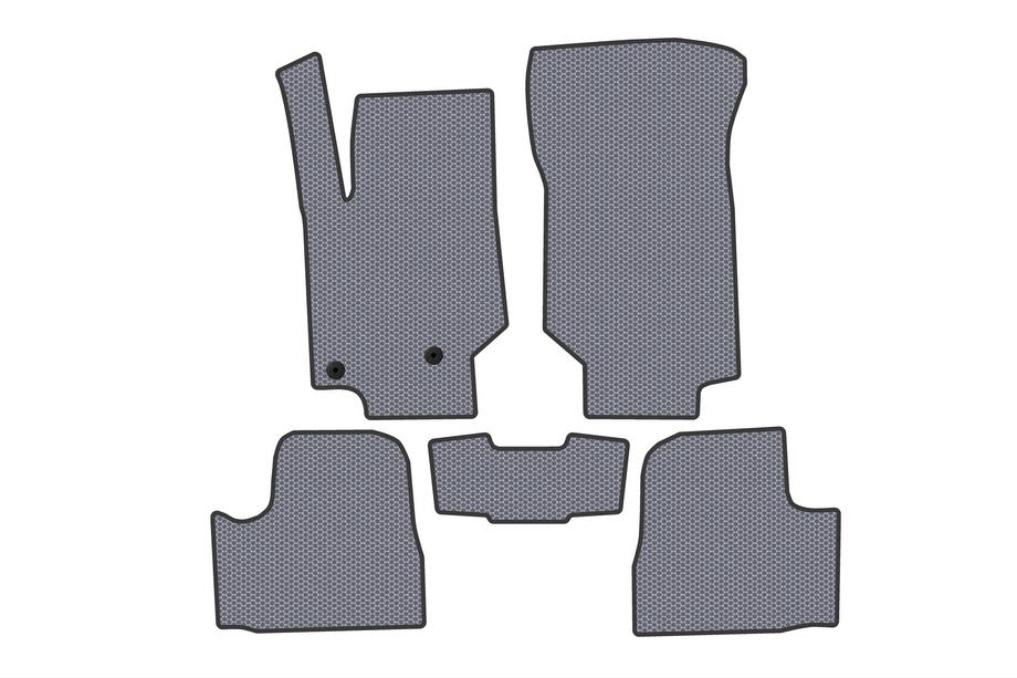 Peugeot 208 2019- гг. Резиновые Коврики Carsuit (Бензин, Серый) Image