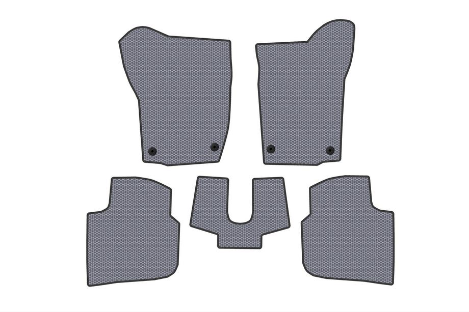 Seat Toledo 2012-2019 гг. Резиновые Коврики Carsuit (Серый) Image