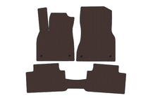 Audi Q6 2022- гг. Резиновые Коврики Carsuit (Коричневые) фото 1