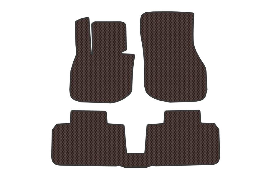 BMW X1/iX1 (U11) 2022- гг. Резиновые Коврики Carsuit (Для IX1, Коричневые) Image