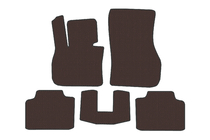 BMW X1/iX1 (U11) 2022- гг. Резиновые Коврики Carsuit (Для X1, Коричневые) фото 1