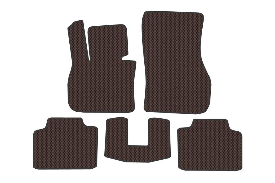 BMW X1/iX1 (U11) 2022- гг. Резиновые Коврики Carsuit (Для X1, Коричневые) Image