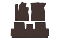 Citroen C-4 Picasso 2013-2022 гг. Резиновые коврики Carsuit (для Grand, 2 ряда, Коричневые) фото 1