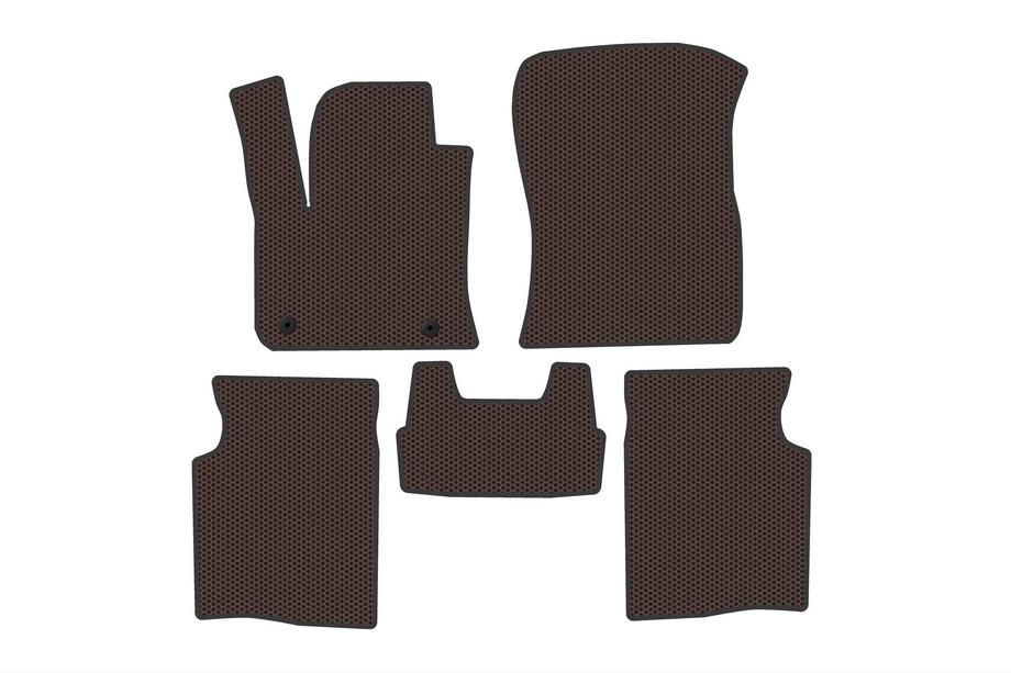Citroen C4 X/e-C4 X 2022– гг. Резиновые коврики Carsuit (Электро, Коричневый) Image