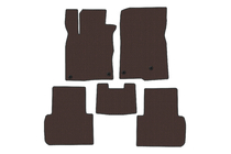 Honda Civic Sedan 2021- гг. Резиновые Коврики Carsuit (Коричневые) фото 1