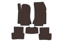 Mercedes B-class W246 2011-2018 гг. Резиновые Коврики Carsuit (Коричневые) фото 1