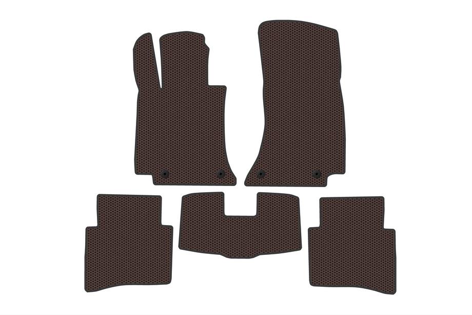 Mercedes E-сlass W214 2023- гг. Резиновые коврики Carsuit (SD, Коричневый) Image