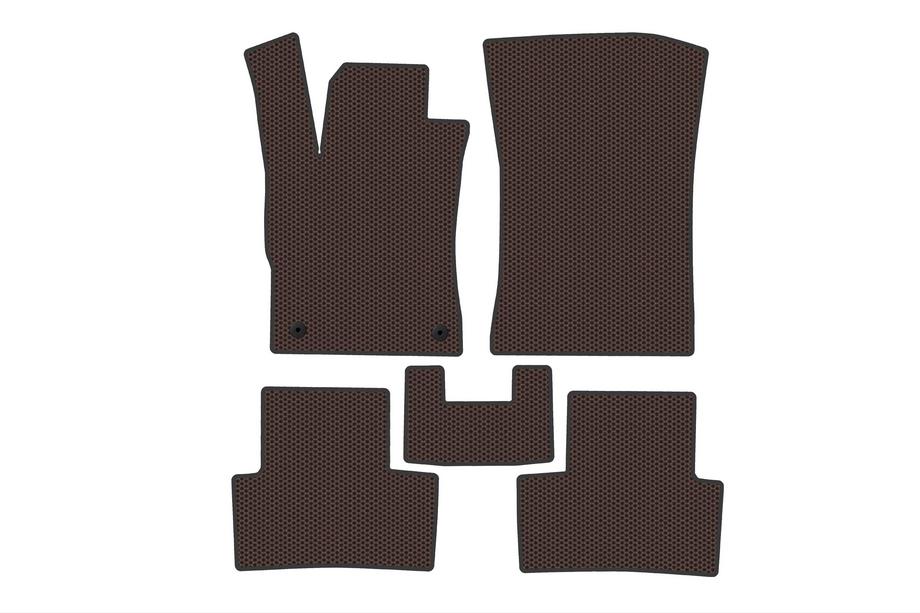 Opel Astra L 2022- гг. Резиновые коврики Carsuit (Бензин, коричневый) Image