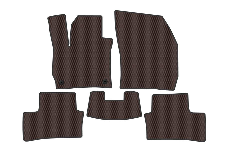 Opel Astra L 2022- гг. Резиновые коврики Carsuit (Электро, Коричневый) Image