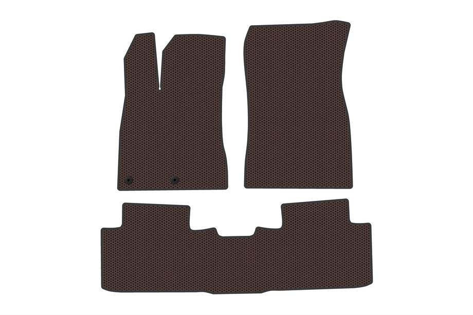 Opel Grandland 2024– гг. Резиновые Коврики Carsuit (Коричневые) Image