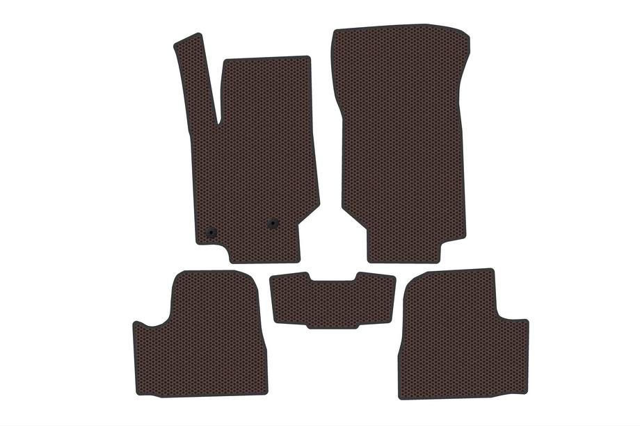 Peugeot 208 2019- гг. Резиновые коврики Carsuit (Бензин, коричневый) Image