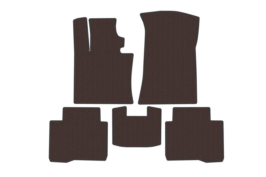 SsangYong Torres 2022– гг. Резиновые коврики Carsuit (Бензин, коричневый) Image