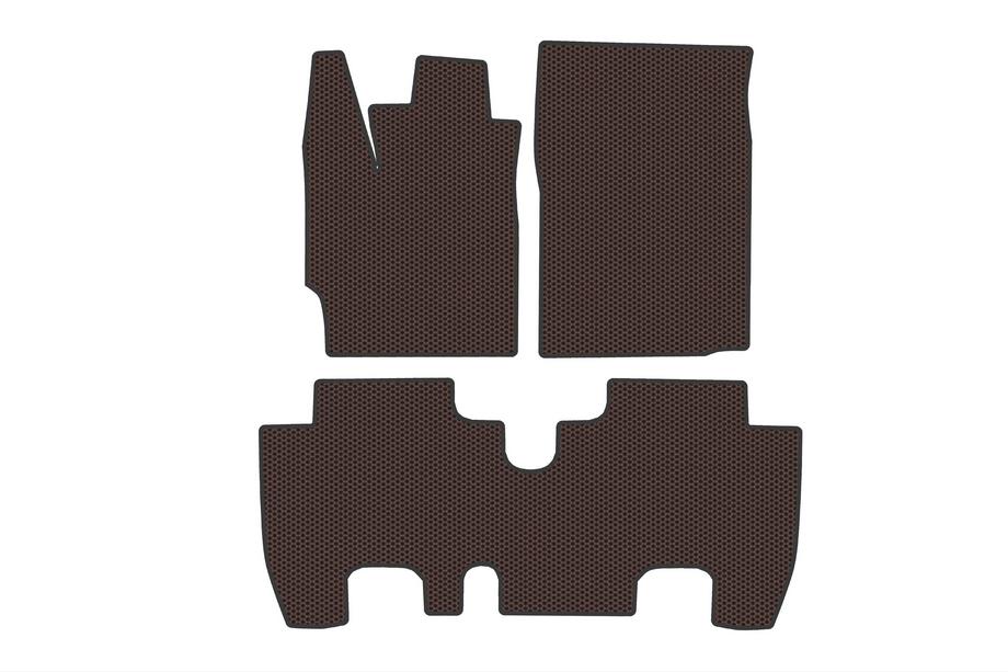Toyota Urban Cruiser 2009-2014 гг. Резиновые Коврики Carsuit (Коричневые) Image