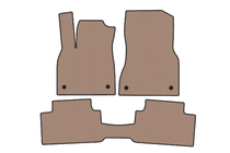 Audi Q6 2022- гг. Резиновые Коврики Carsuit (Бежевые) фото 1
