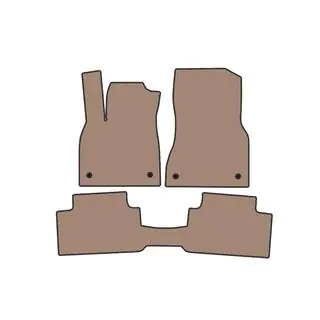 Резиновые Коврики Carsuit (Бежевые)