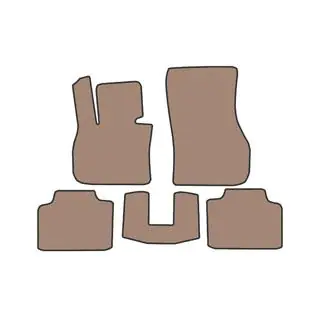 Резиновые Коврики Carsuit (Бежевые)