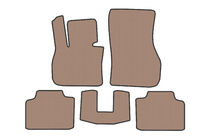 BMW X1/iX1 (U11) 2022- гг. Резиновые Коврики Carsuit (Для X1, Бежевые) фото 1