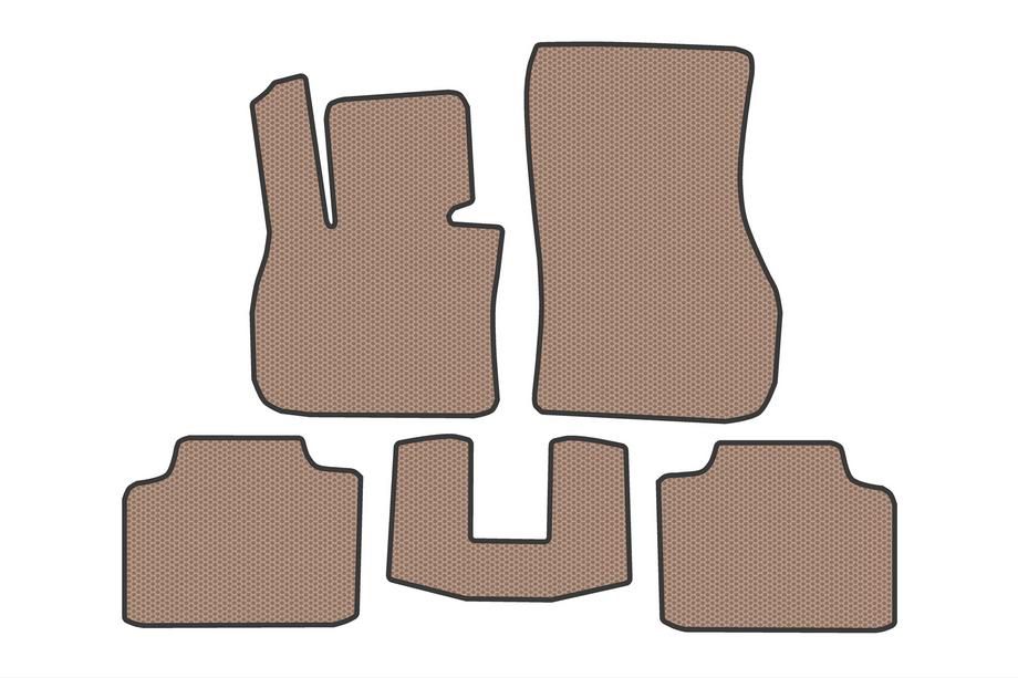 BMW X1/iX1 (U11) 2022- гг. Резиновые Коврики Carsuit (Для X1, Бежевые) Image