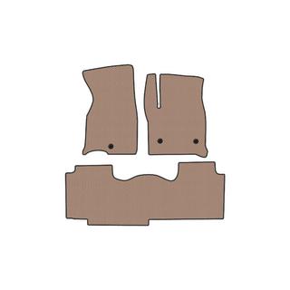 Резиновые Коврики Carsuit (2 Ряда, Бежевые) Chevrolet Tahoe 2020- гг. фото 1
