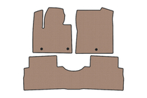 Hyundai Santa Fe 4 2018-2023 гг. Резиновые Коврики Carsuit (2 Ряда, Бежевые) фото 1