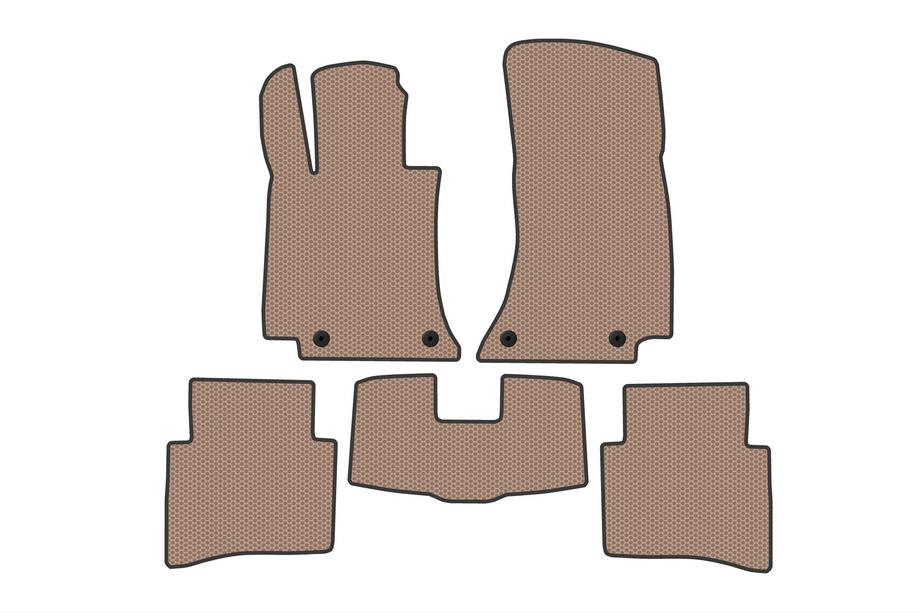 Mercedes E-сlass W214 2023- гг. Резиновые коврики Carsuit (SD, Бежевый) Image