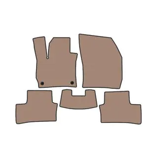 Резиновые коврики Carsuit (Электро, Бежевый) фото 1