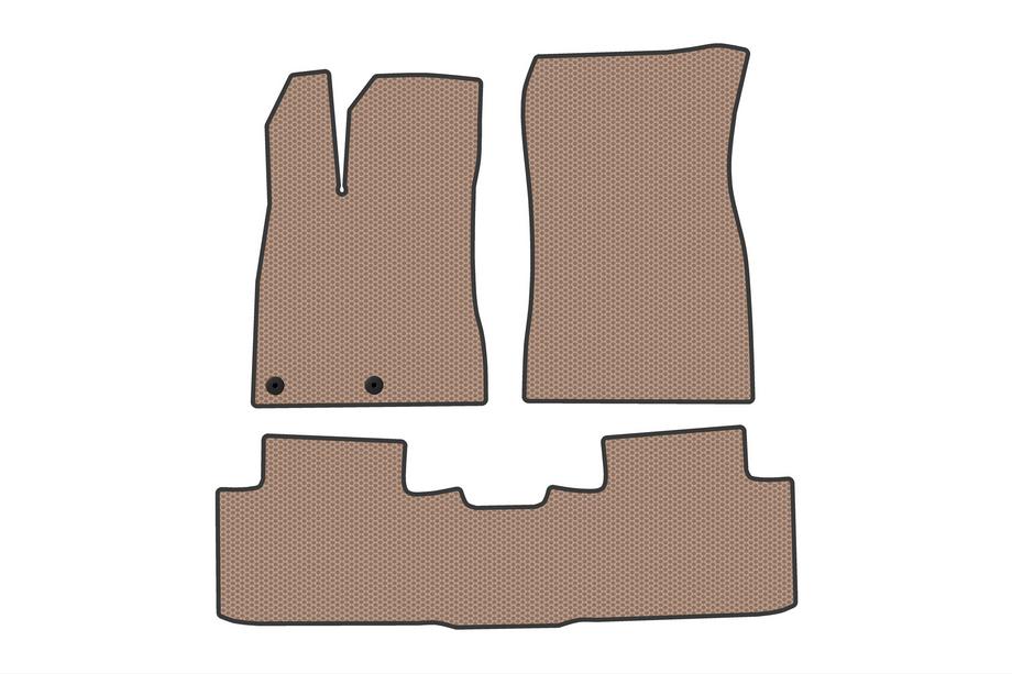 Opel Grandland 2024– гг. Резиновые Коврики Carsuit (Бежевые) Image