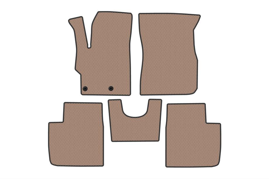 Peugeot 301 2012- гг. Резиновые коврики Carsuit в салон (2017-, Бежевый) Image