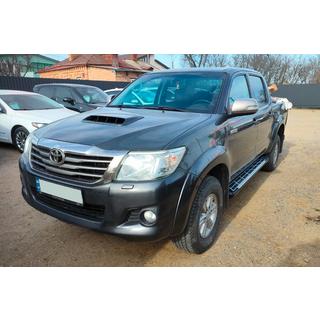 Боковые Подножки Sunrise (2 шт., Алюминий) Toyota Hilux 2006-2015 гг. фото 3