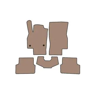 Резиновые Коврики Carsuit (HB, Бежевые)