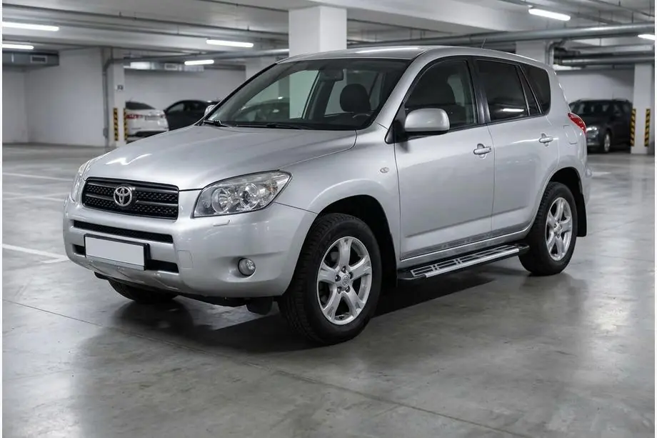 Toyota Rav 4 2006-2013 гг. Боковые Подножки Sunrise (2 шт., Алюминий) Image