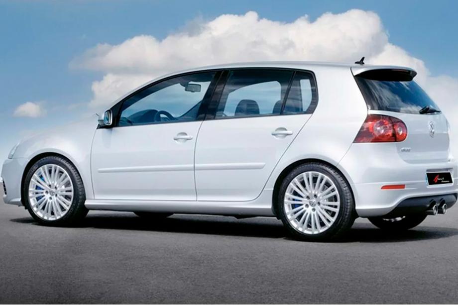 Volkswagen Golf 5 2003-2009 гг. Боковые пороги DPT (для GTI, под покраску) Image