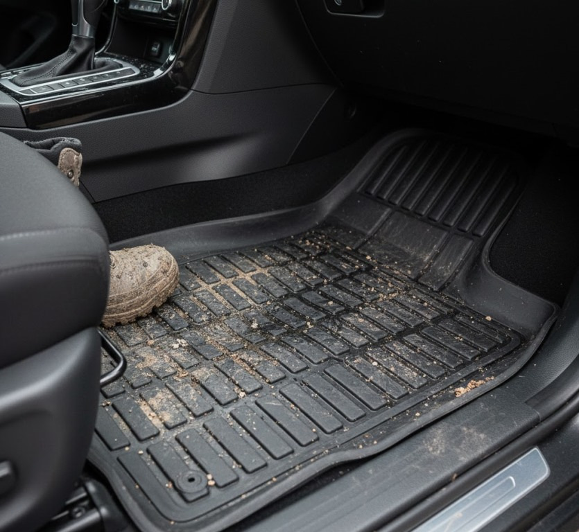 Стоит ли покупать резиновые коврики в автомобиль?
