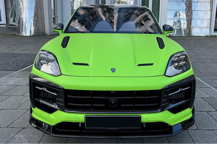 Porsche Cayenne 2018- гг. Комплект обвеса LRT-Design Carbon (для 2023-2026) Фото 5