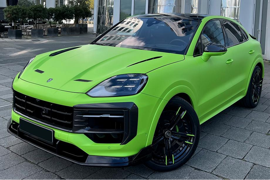 Porsche Cayenne 2018- гг. Комплект обвеса LRT-Design Carbon (для 2023-2026) Фото 1