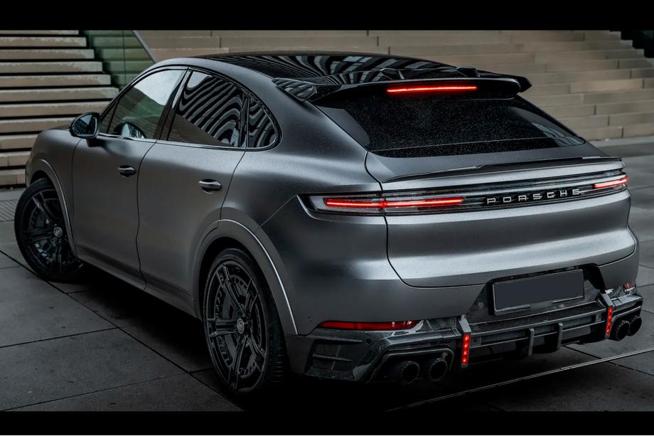 Porsche Cayenne 2018- гг. Комплект обвеса LRT-Design Carbon (для 2023-2026) Фото 10