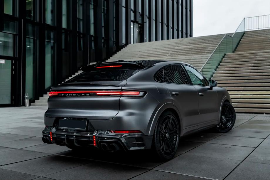 Porsche Cayenne 2018- гг. Комплект обвеса LRT-Design Carbon (для 2023-2026) Фото 13