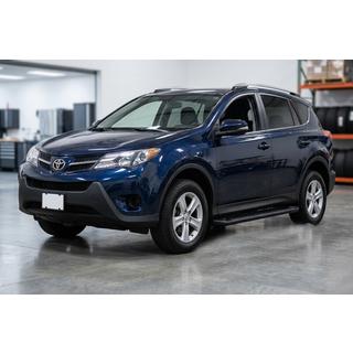 Боковые Подножки Allmond Black (2 шт., Алюминий) Toyota Rav 4 2013-2018 гг. фото 1