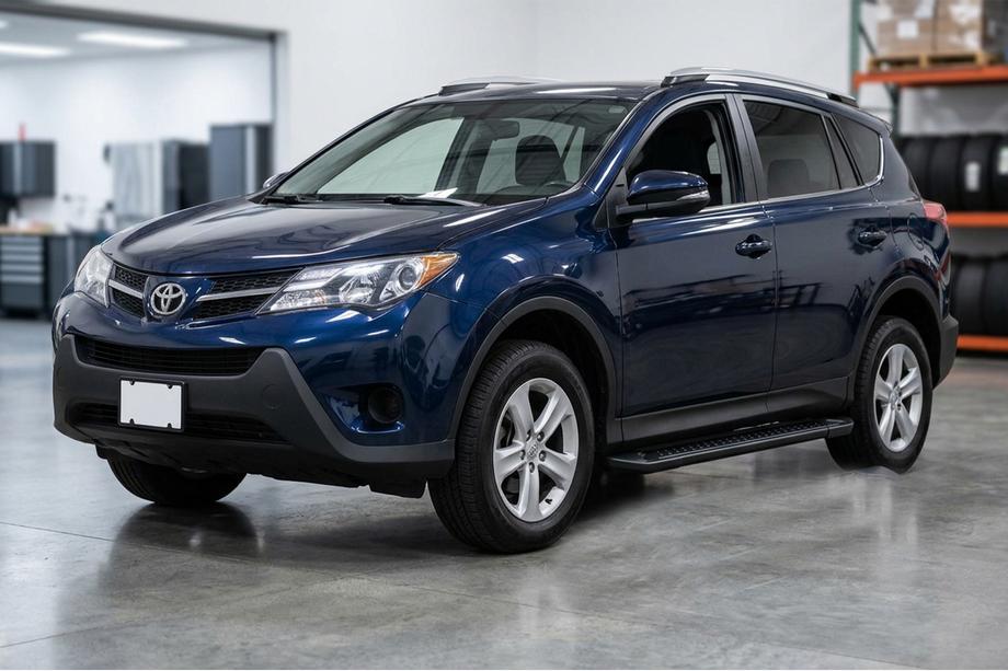 Toyota Rav 4 2013-2018 гг. Боковые Подножки Allmond Black (2 шт., Алюминий) Image