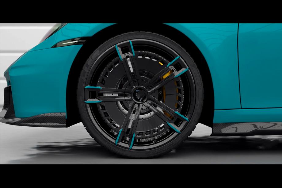 Porsche 911 (992) 2018– гг. Комплект обвеса LRT-Design Carbon (для 2024+) Фото 13